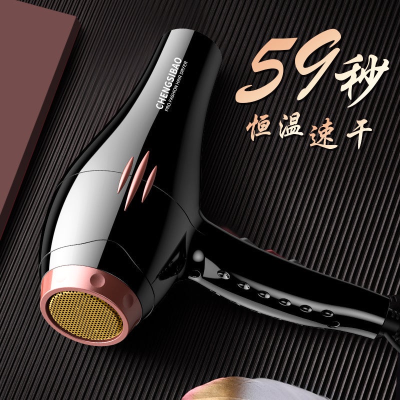 مجفف شعر منزلي عالي القوة مع حماية من الضوء الأزرق غير الضار ومجفف هواء بارد - Image 4